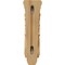 Ekena Millwork 4"W x 10 1/2"D x 14"H Large Hudson Acanthus Wood Corbel, Red Oak CORW04X11X14HDRO - alternate 3